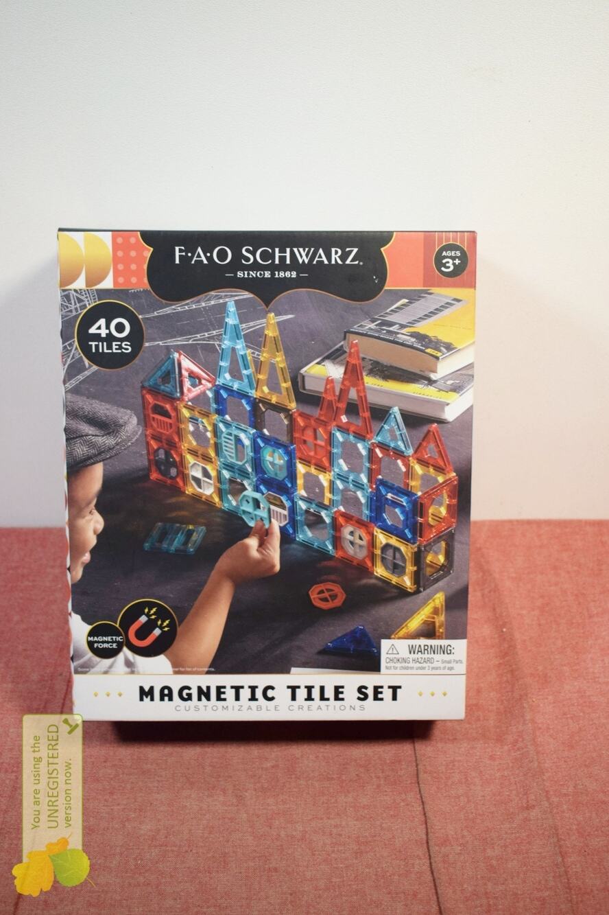 FAO Schwarz Magnetic Tile Set